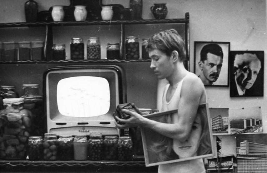 Kozák András színművész Kósa Ferenc Tízezer nap című filmjében. Fotó: Fortepan / Magyar Hírek folyóirat