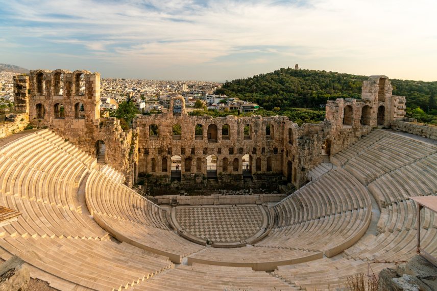 Herodes Atticus odeonja Athénban. Fotó: Shutterstock