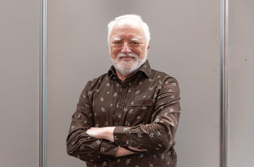 Arató András 2024. 05. 10-én a Csíkszeredai Könyvvásáron.