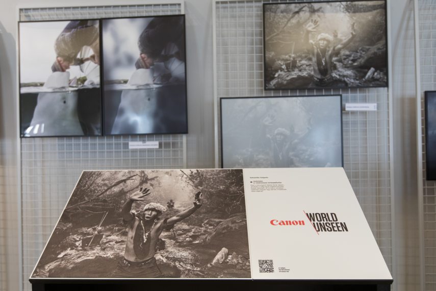 A kiállítás a Canon fotós márkanagyköveteinek munkáit mutatja be. Fotó: Canon Hungaria