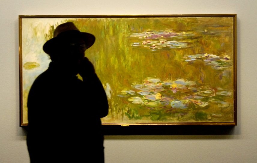 Claude Monet Tavirózsa-sorozatának kései darabja az Albertina Múzeumban