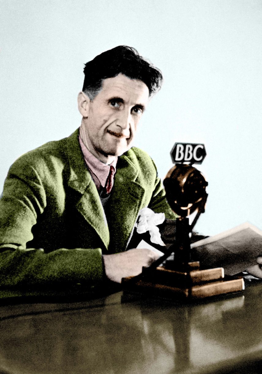 Eric Blair - ismetebb nevén George Orwell - 1943-ban. Fotó: Effigie / Leemage via AFP