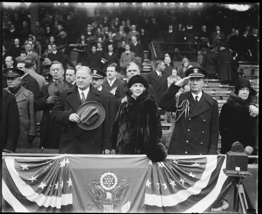 Herbert és Lou Hoover. Fotó: Harris & Ewing Photographs / Library of Congress