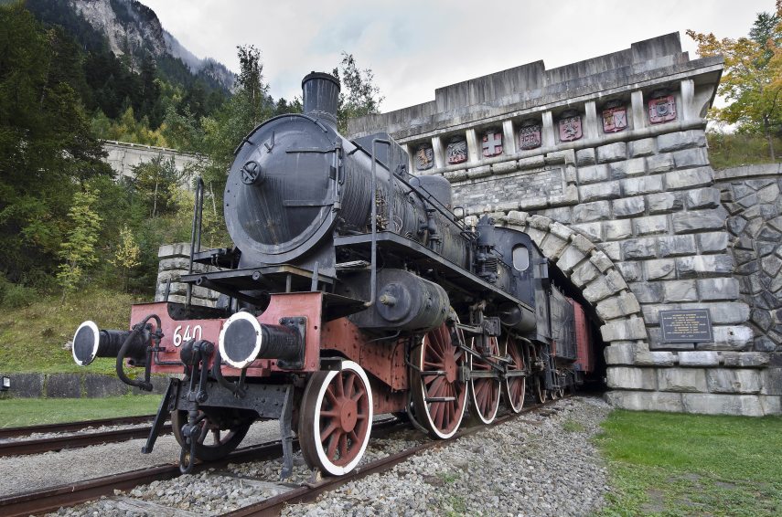 Old locomotive of Frejus