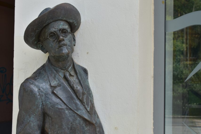 James Joyce szobra. Fotó: Budai Kriszta / Kultúra.hu