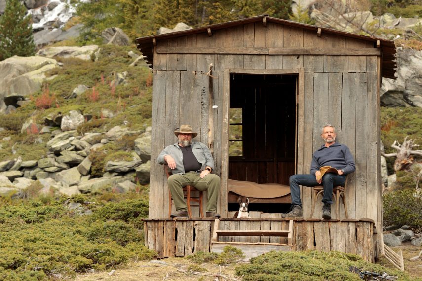 Grégory Gadebois és Lambert Wilson a Reggeli a hegyen című filmben. Fotó: Cirko Film