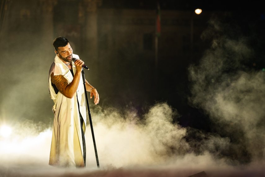 Ricky Martin koncertje a Hősök terén. Fotó: Szerencsejáték Zrt.