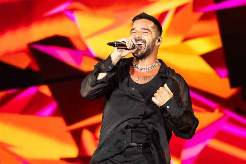 Ricky Martin koncerje a Hősök terén. Fotó: Szerencsejáték Zrt.