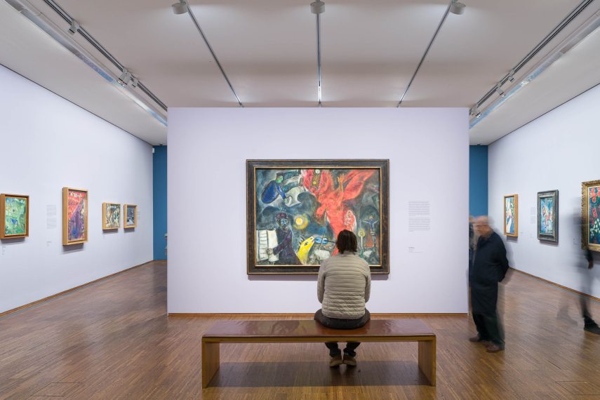 A Chagall című kiállítás a bécsi Albertinában. Fotó: Robert Bodner