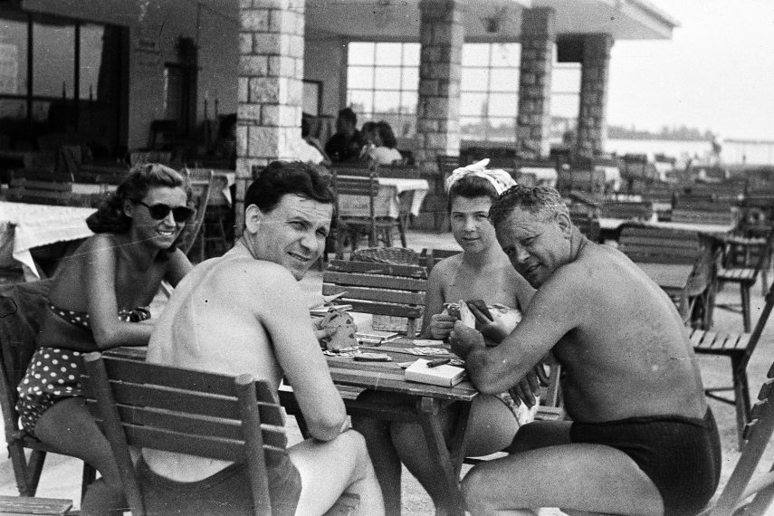 Balatonfüred, 1955. Fotó: Kovács Annamária / FORTEPAN