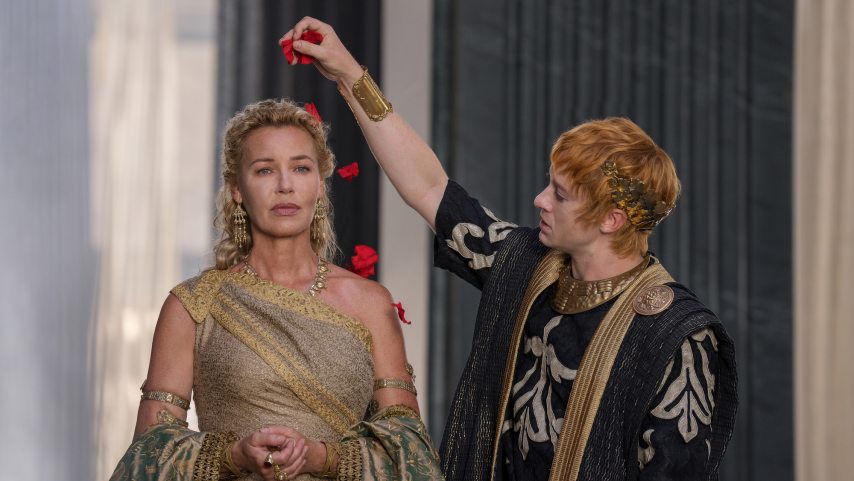 Connie Nielsen és Joseph Quinn a Gladiator 2.-ben.