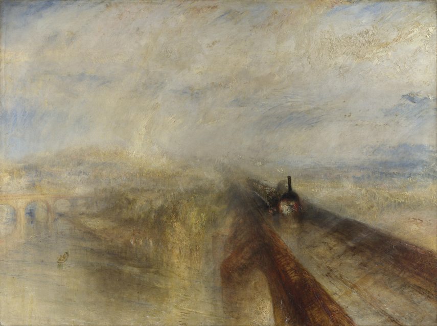 William Turner: Eső, gőz, sebesség – A nagy nyugati vasút, 1844