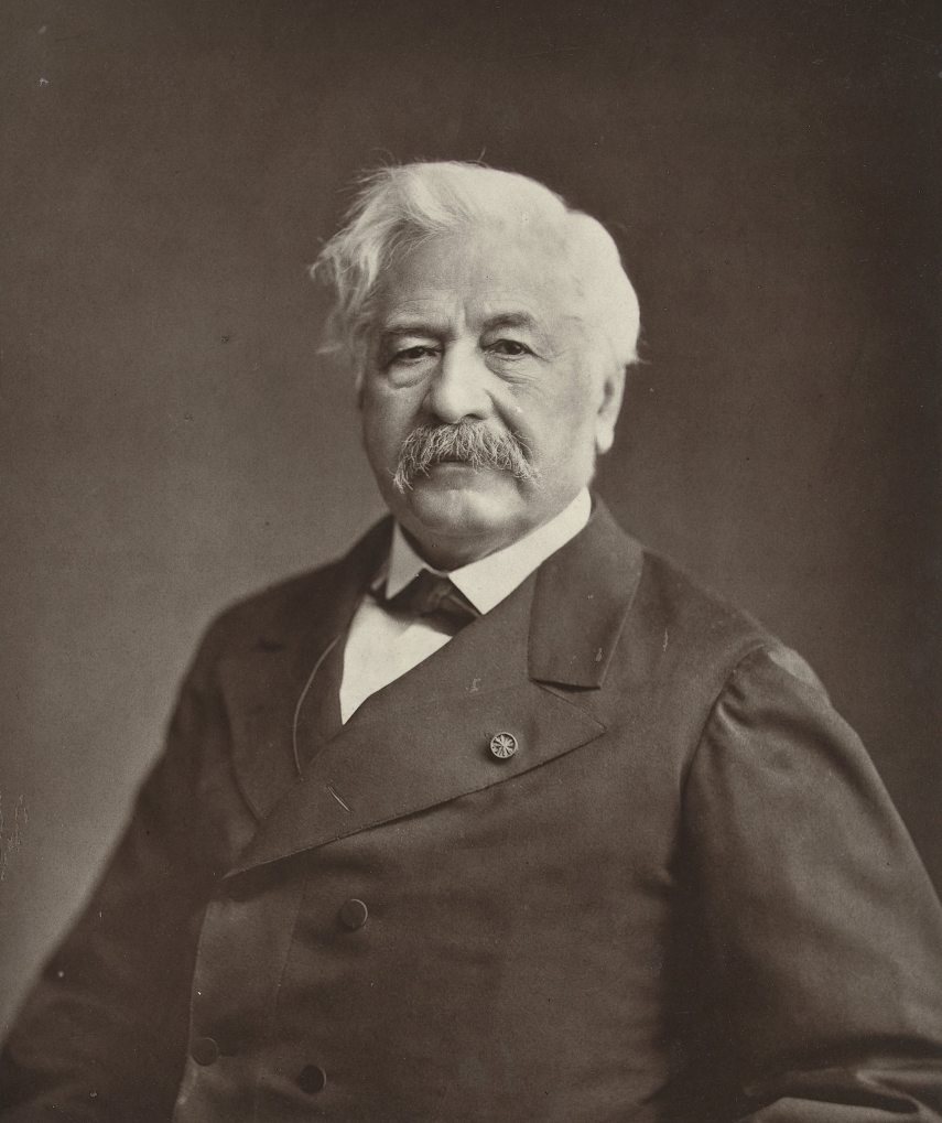 Félix Nadar: Lesseps Ferdinánd portréja (1872-76 között). Forrás: Rijksmuseum