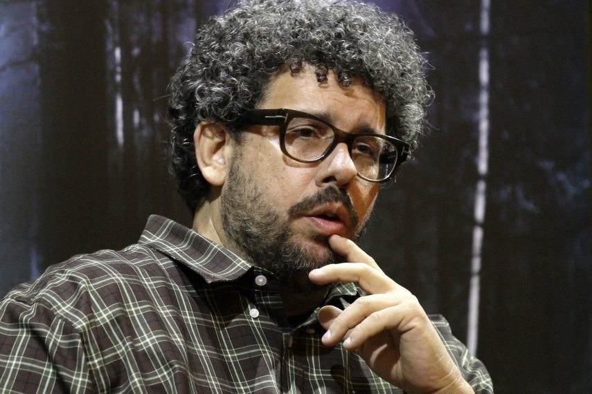 FILE - This Nov. 22, 2010 file photo shows U.S. director, screenwriter and playwright, Neil LaBute speaking at the Vaudeville theatre in London. LaBute's 10-minute, two person play "In the Beginning," that was among the highlights of the Edinburgh Fringe Festival last summer, will make it's American debut without having ever seen it.,Image: 591008147, License: Rights-managed, Restrictions: This content is intended for editorial use only. For other uses, additional clearances may be required.
NOV. 22, 2010 FILE PHOTO., Model Release: no, Pictured: Neil LaBute, Credit line: Sang Tan / AP / Profimedia