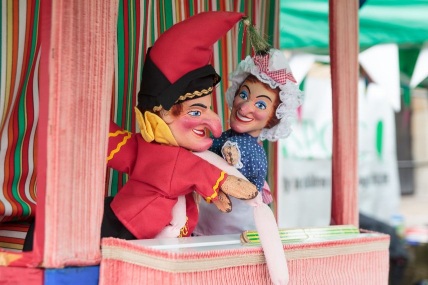 Punch és Judy. Fotó: Shutterstock