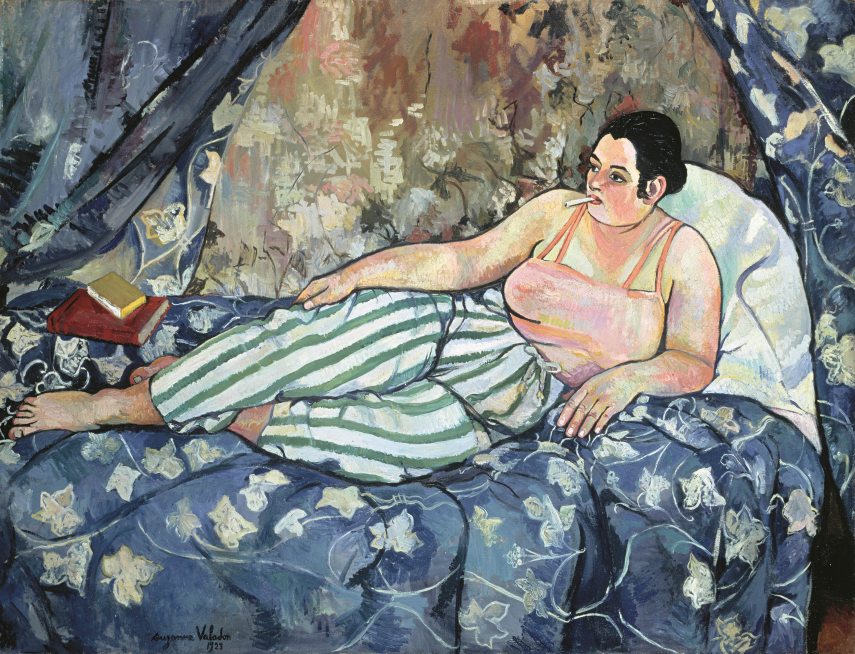 Suzanne Valadon: A kék szoba (1923; olaj, vászon; 90×116 cm). Fotó: Pompidou Központ, MNAM-CCI/Jacqueline Hyde/Grand Palais Rmn