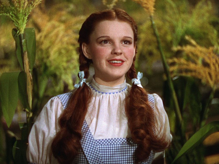 The Wizard of Oz 
Year: 1939 USA
Director: Victor Fleming
Judy Garland
Restricted to editorial use. See caption for more information about restrictions.
It is forbidden to reproduce the photograph out of context of the promotion of the film. It must be credited to the Film Company and/or the photographer assigned by or authorized by/allowed on the set by the Film Company. Restricted to Editorial Use. Photo12 does not grant publicity rights of the persons represented. (Photo by 7e Art/MGM / Photo12 via AFP)