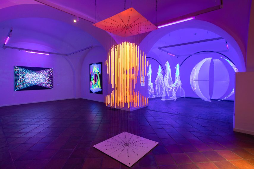 Mengyán András kiállítása. Fotó: Sulyok Miklós / Vasarely Múzeum Budapest