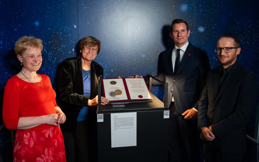 Császtvay Tünde, Karikó Katalin, Zsigmond Gábor és Demeter Szilárd