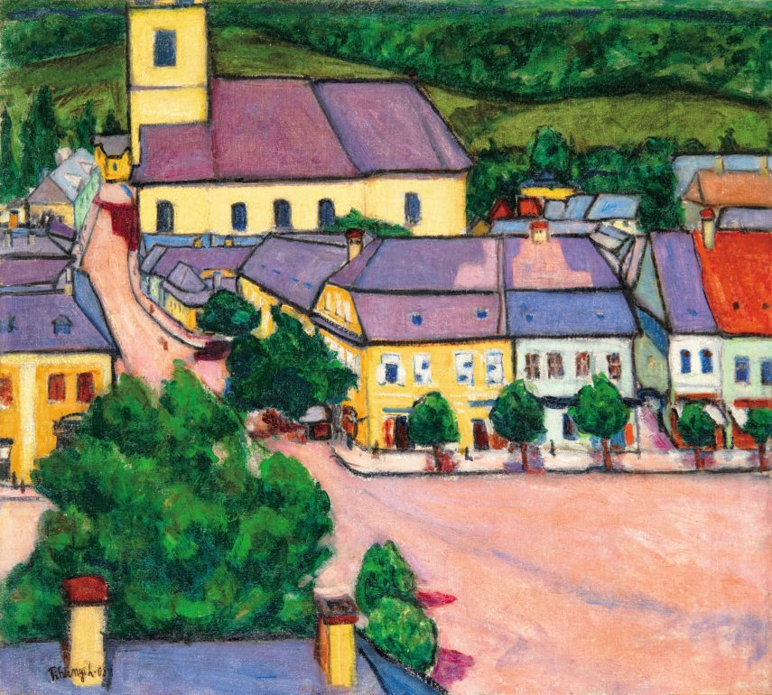 Tihanyi Lajos: Nagybányai piac