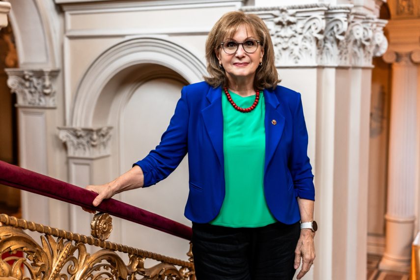 Bollobás Enikő. Fotó: Csiki Vivien / Kultúra.hu