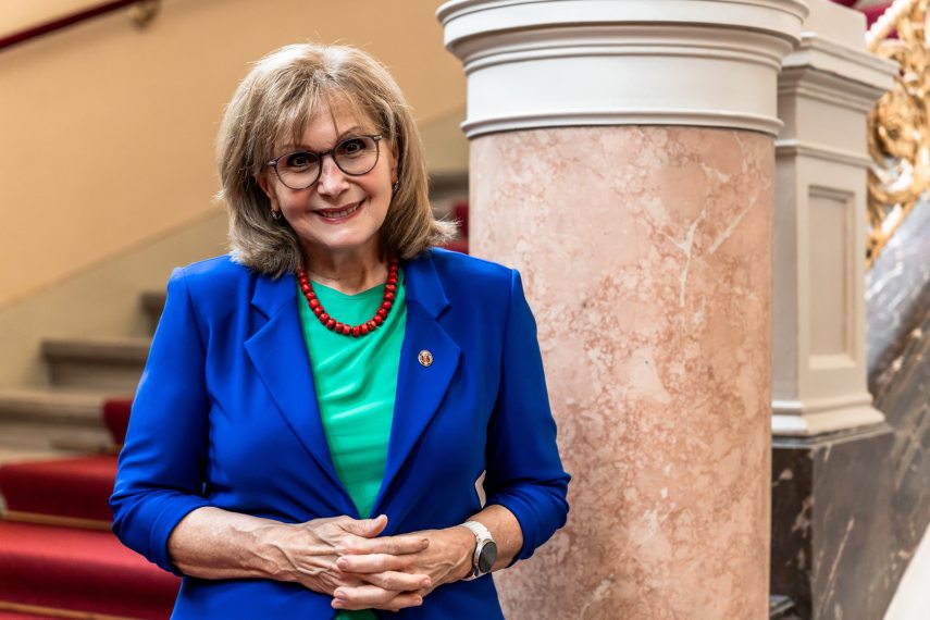 Bollobás Enikő. Fotó: Csiki Vivien / Kultúra.hu