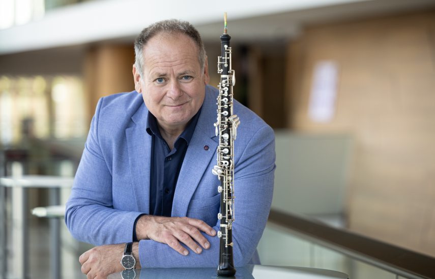 Horváth Béla oboaművész.  Fotó: Csákvári Zsigmond / Kultúra.hu