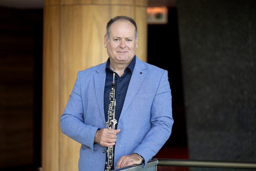 Horváth Béla oboaművész.  Fotó: Csákvári Zsigmond / Kultúra.hu