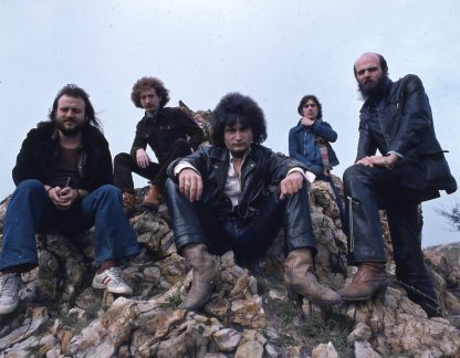 Piramis együttes: Köves Miklós, Gallai Péter, Závodi János, Révész Sándor, Som Lajos 1979-ben. Fotó: Urbán Tamás / Fortepan