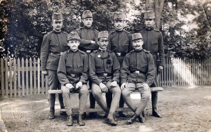 Katonák 1912-ben. Fotó: Matthaeidesz Konrád / Fortepan
