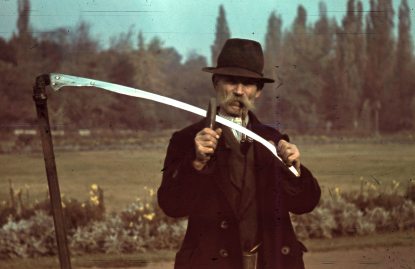 Idős parasztember 1940-ben. Fotó: Fortepan