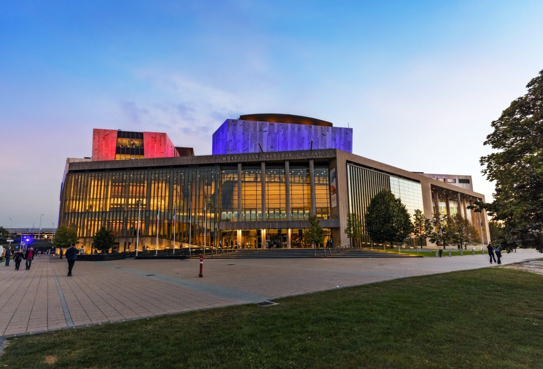 A Müpa épülete Budapesten. Fotó: Shutterstock