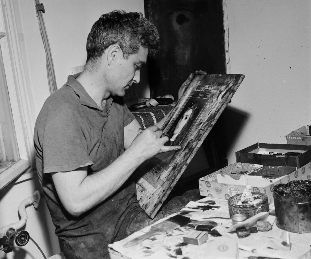 Szász Endre 1964-ben. Fotó: Hunyady József / Fortepan