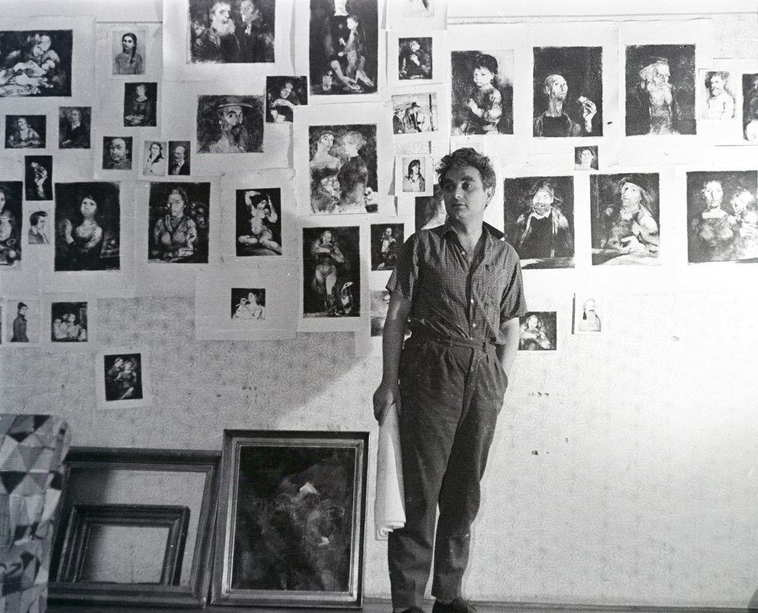 Szász Endre 1964-ben. Fotó: Hunyady József / Fortepan