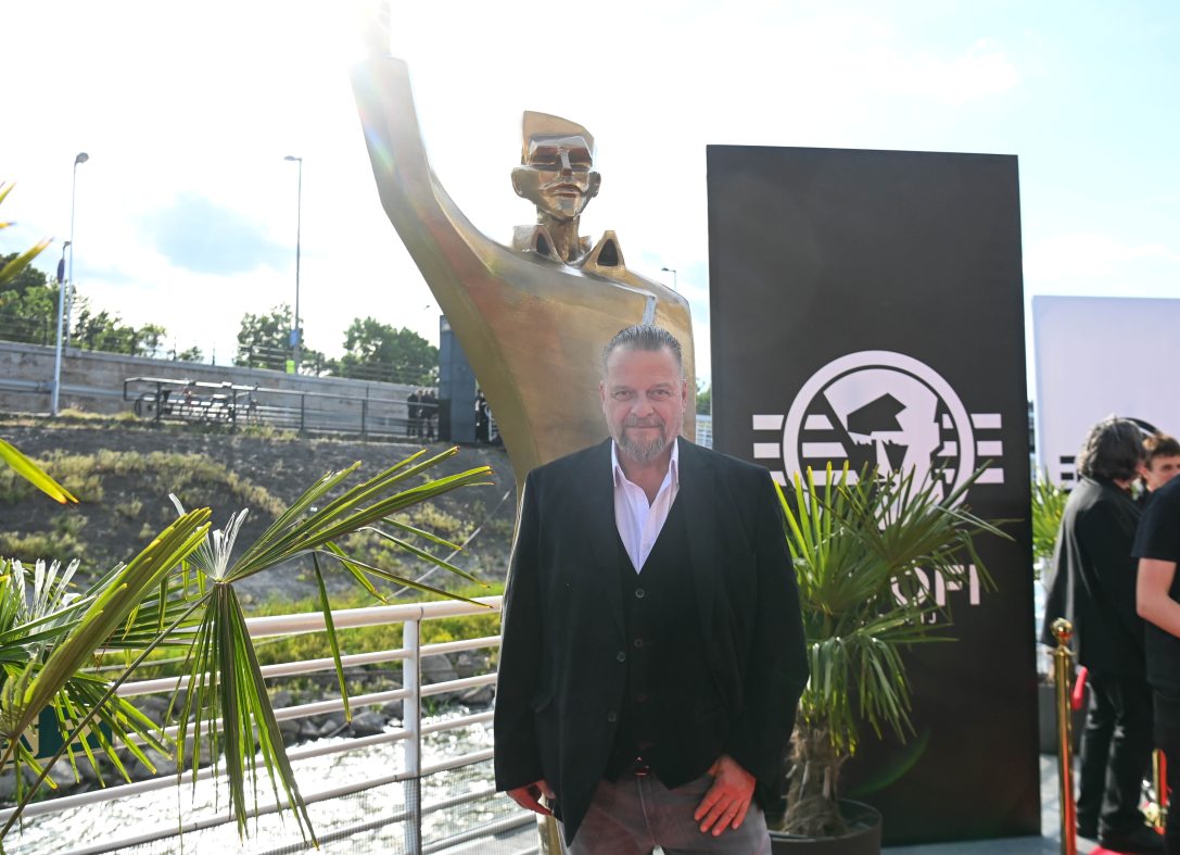 Nyerges Attila, az Ismerős Arcok énekese a Petőfi Zenei Díjak átadásán