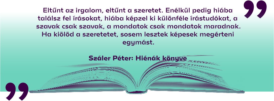 Száler Péter: Hiénák könyve