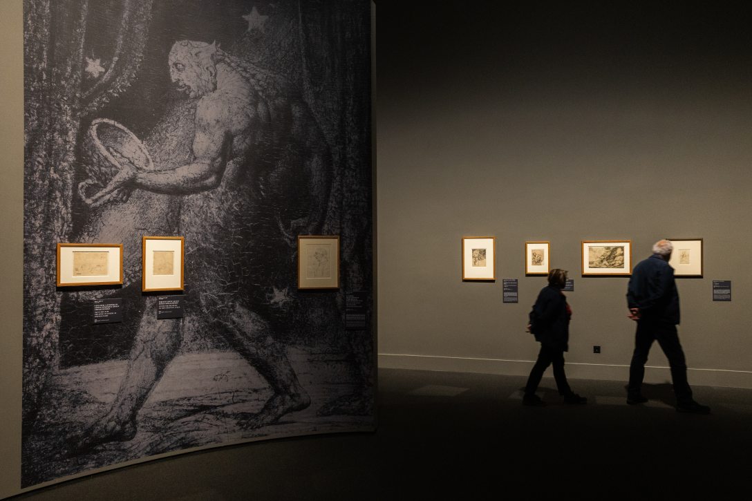 A Menny és pokol házassága - William Blake és kortársai című kiállítás a Szépművészeti Múzeumban 2025. szeptember 25-én. Fotó:  MTI/Kocsis Zoltán