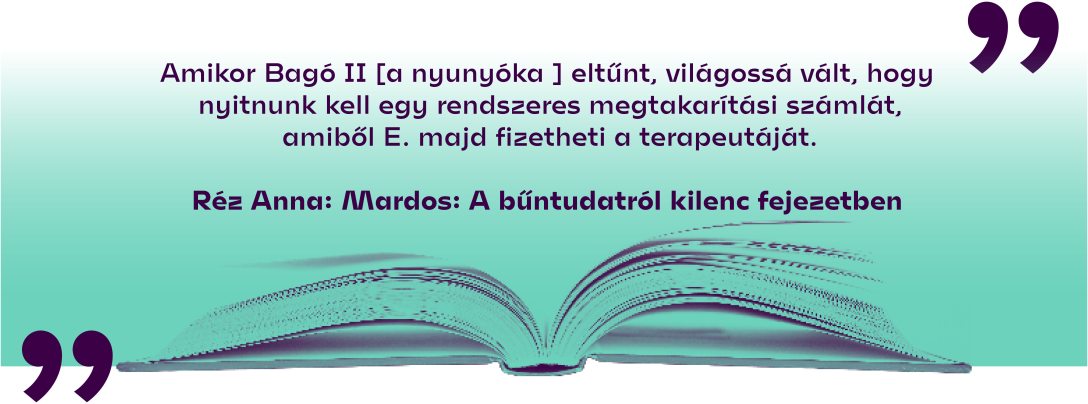 Réz Anna: Mardos: A bűntudatról kilenc fejezetben