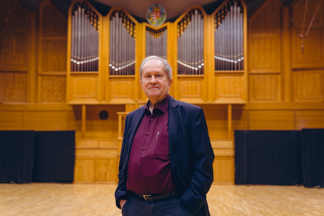 Záborszky Kálmán Kossuth-díjas magyar karmester, gordonkaművész, tanár, igazgató, a Magyar Művészeti Akadémia rendes tagja. Fotó: Sorok Péter / Kultúra.hu