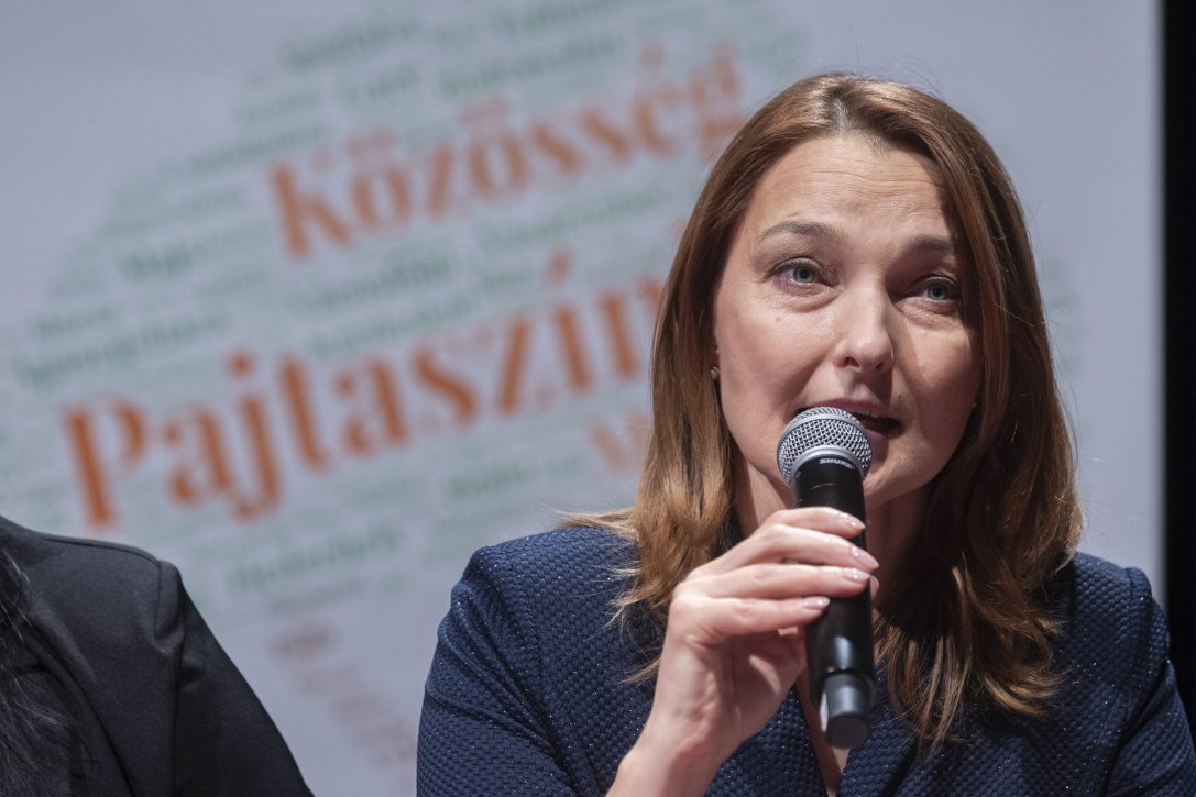 Novák Irén, a Kulturális és Innovációs Minisztérium (KIM) művészetért és közösségi művelődésért felelős helyettes államtitkára. Fotó: MTI/Kocsis Zoltán