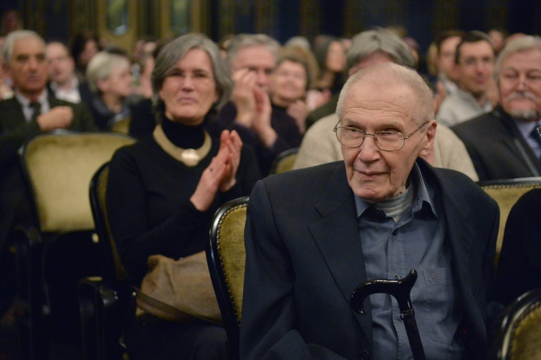 Kurtág György kétszeres Kossuth-díjas zeneszerző, zongoraművész. Fotó: MTI/Koszticsák Szilárd