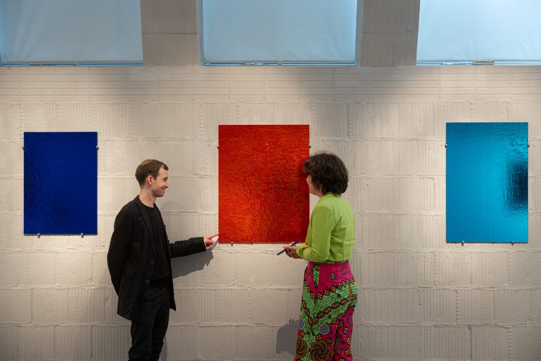 Ábel Tamás képzőművész. Fotó: Csákvári Zsigmond / Kultúra.hu