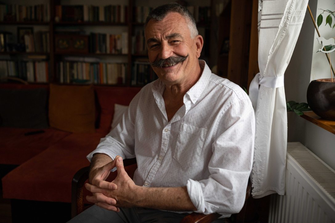 Dresch Mihály Liszt Ferenc-díjas előadóművész, szaxofonos, kiváló és érdemes művész. Fotó: MTI/Cseke Csilla