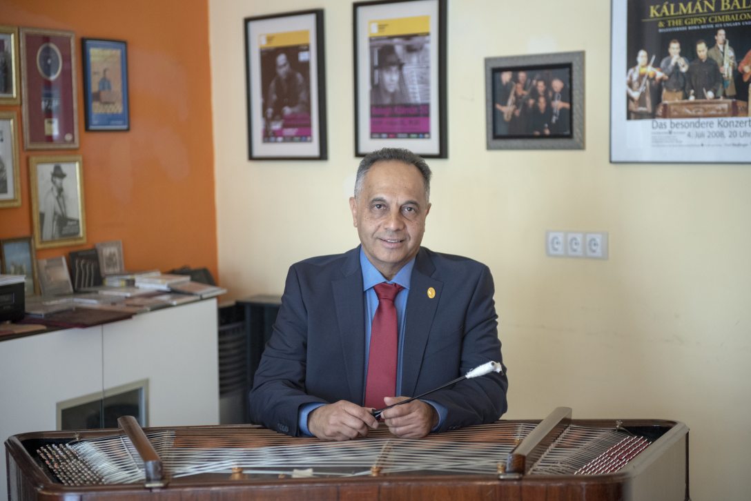 Balogh Kálmán Kossuth-díjjas cimbalomművész . Fotó: MTI/Czimbal Gyula