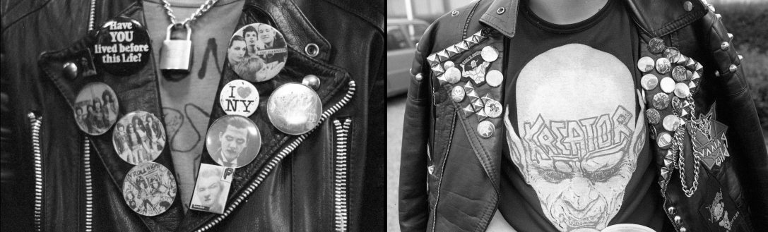 1984 és A Pokolgép együttes koncertjére várakozó az Olimpiai Csarnok mellett. Fotó: Urbán Tamás / Fortepan