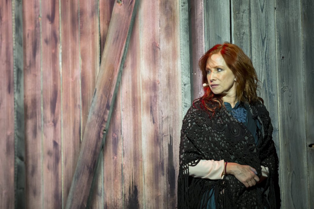 Détár Enikő a Talpra, magyar! rockmusical főpróbáján a Papp László Budapest Sportarénában 2018. március 14-én. Fotó: Mohai Balázs / MTI