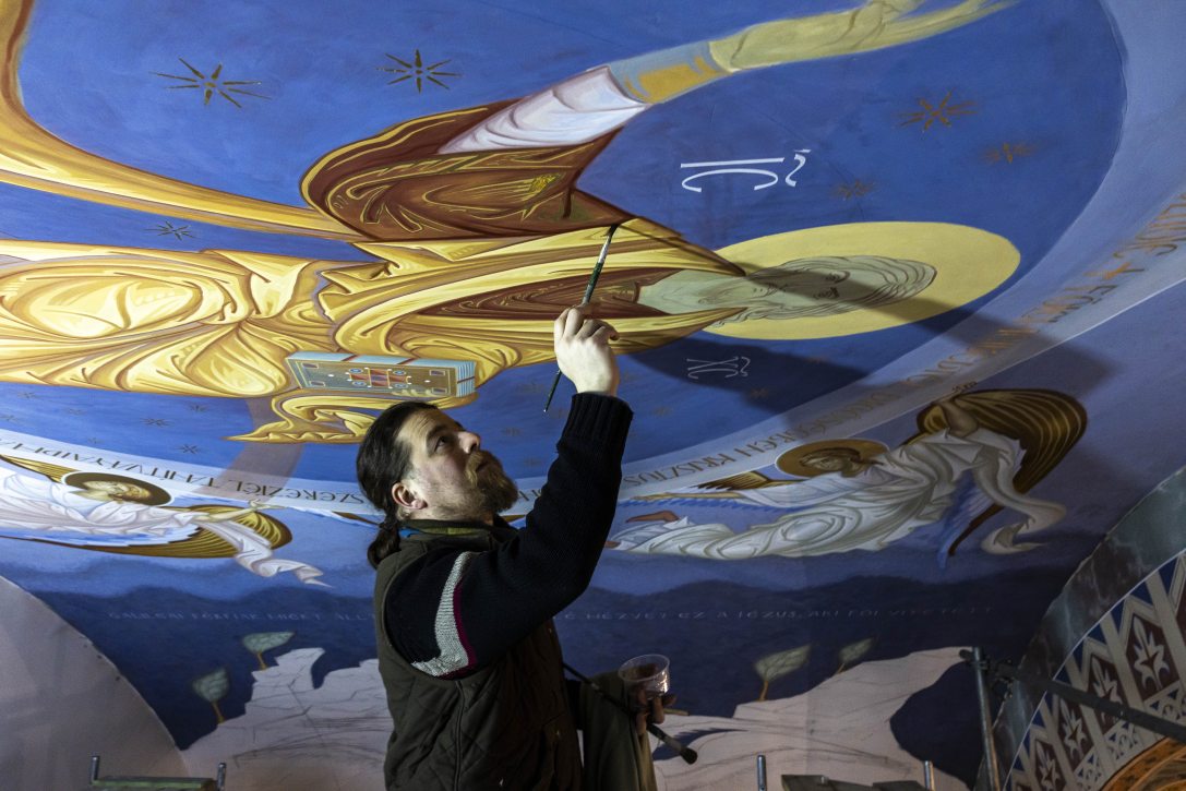 Seres Tamás Szent-Miklós díjas képzőművész. Fotó: Kurucz Árpád/Magyar Kultúra magazin