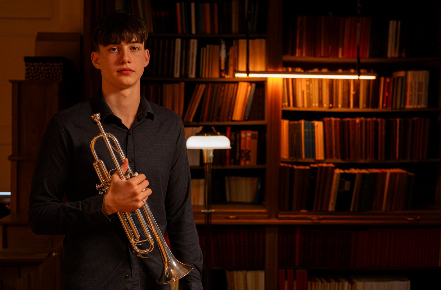 Buzogány Botond trombita művész. Fotó: Csákvári Zsigmond / Kultúra.hu 251016_KEK_CETLI_BUZOGANY_BOTOND_CSZS_17.JPG