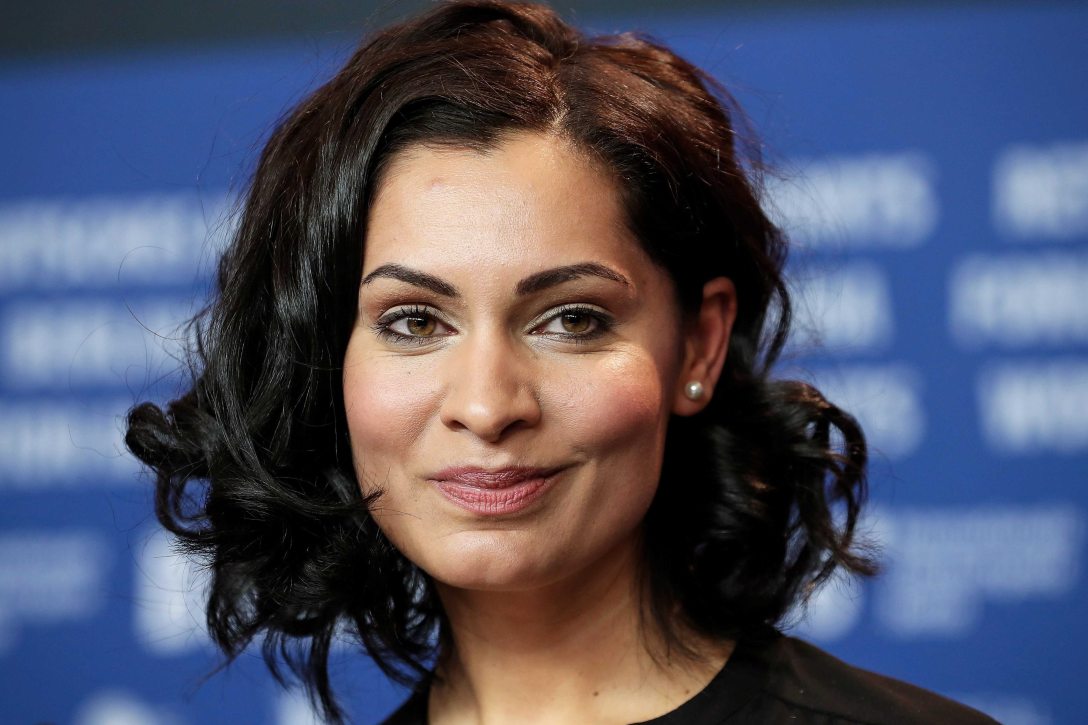 Danis Lídia színésznő a Genezis című filmje bemutatójának alkalmából tartott sajtóértekezleten a 68. Berlini Nemzetközi Filmfesztiválon 2018. február 18-án.  Fotó:  Hayoung Jeon / MTI / EPA