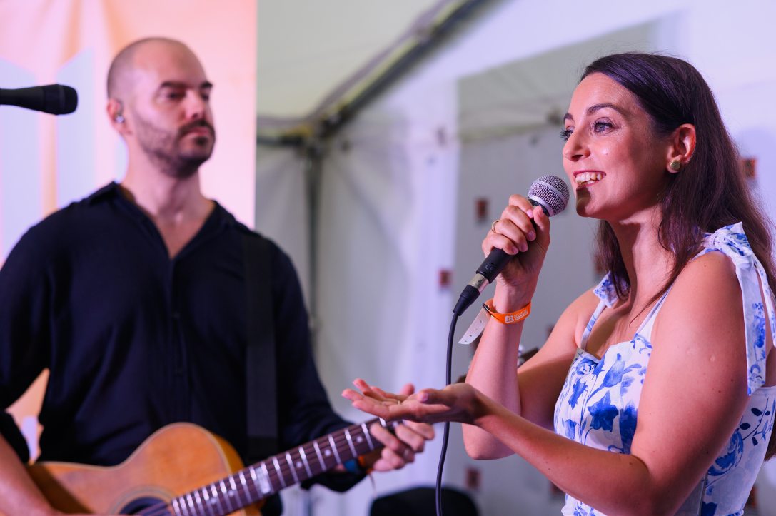 Petruska András és Csemer Boglárka. Fotó: Gábos Albin